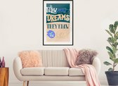 Artgeist - Schilderij - Dreams Know The Way - Multicolor - 40 X 60 Cm