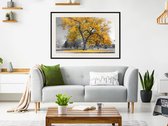 Artgeist - Schilderij - Golden Tree - Multicolor - 90 X 60 Cm