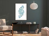 Poster - World in Shades of Blue-20x30