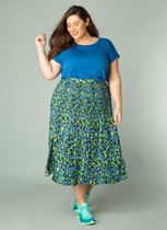 YESTA Hanine Rok - Dark Blue Multi-col - maat 4(54/56)