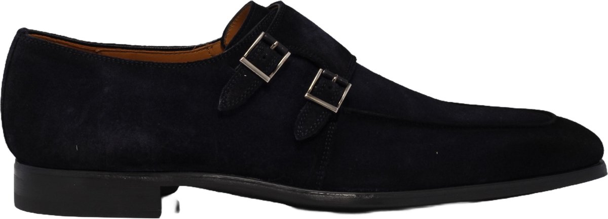 Magnanni - 23696 - GespschoenenNette herenschoenenHeren veterschoen - Kleur: Blauw - Maat: 42