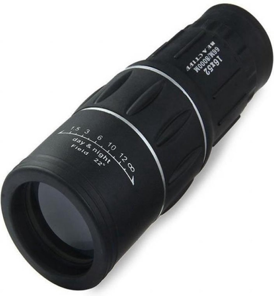 Professionele HD Monokijker 16x52 Dual Focus | Lens met 16x optische zoom | Monocular/Monoculair Mini Telescoop | Compacte Mono Verrekijker | 66M/8000M