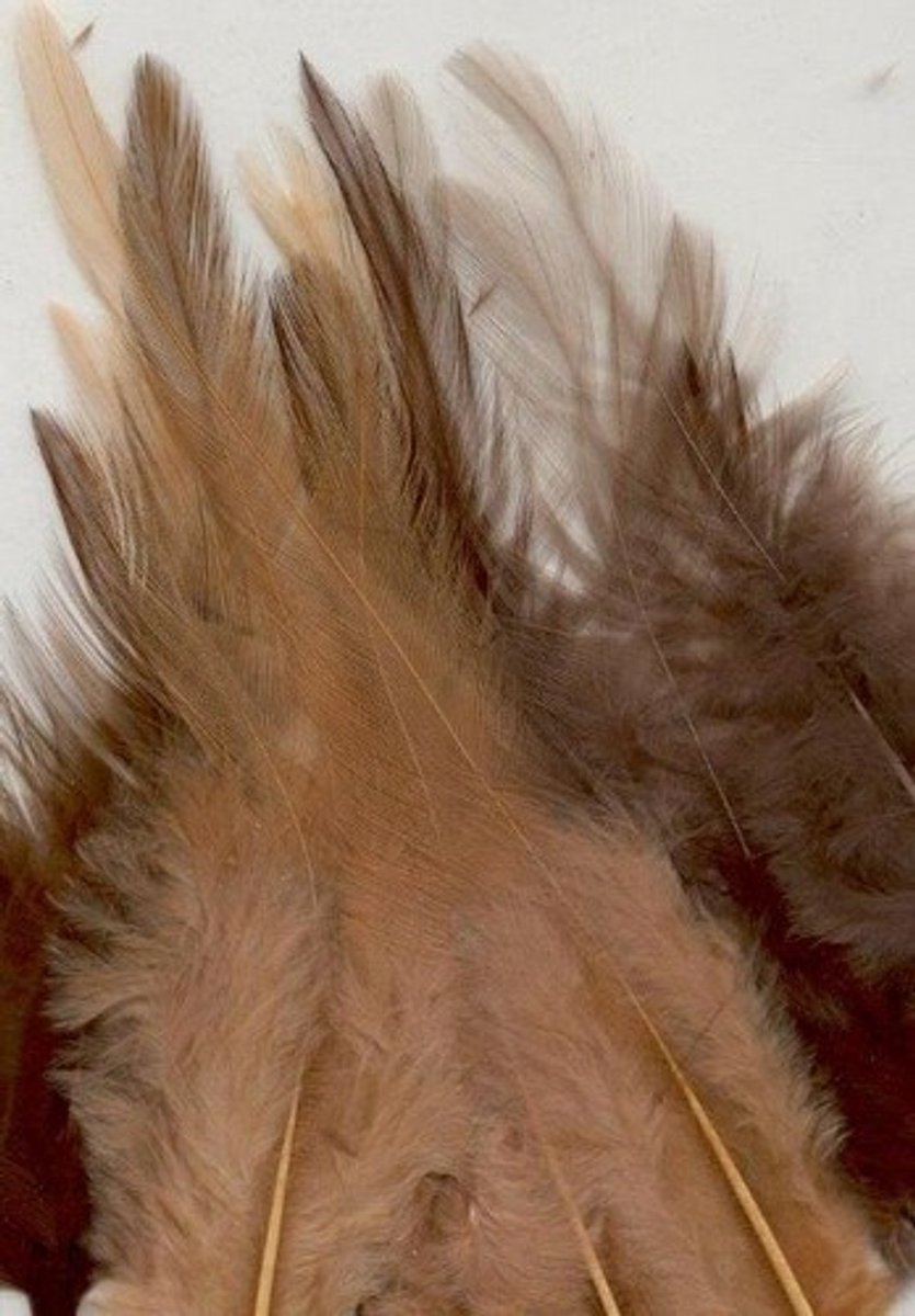 Creative Feathers 8,5-15cm 15pcs earth