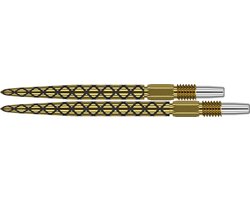 Target Darts Diamond Pro Swiss Point Dartpunten 26mm Goud - Stalen Dart Tips met Laser Etching - Verwisselbare Punten met Swiss Point Technologie - Set van 3 Stuks