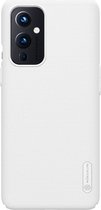 Nillkin - OnePlus 9 Hoesje - Super Frosted Shield - Back Cover - Wit