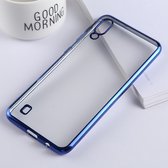 Mobigear Royal TPU Backcover voor de Samsung Galaxy A10 - Transparant / Blauw