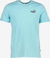 Puma Essentials Small Logo heren sport T-shirt - Blauw - Maat S