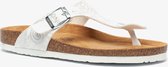 Hush Puppies dames bio teenslippers bloemenprint - Wit - Maat 36