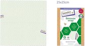 Bijenwasdoek Medium - 25x25 - Standard print                        - Standard