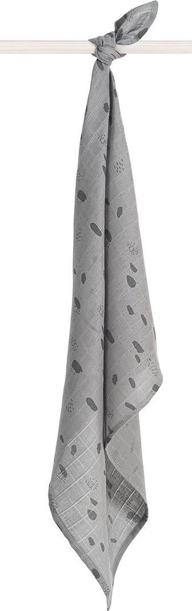 Goedkoopste Jollein Hydrofiel Multidoek Spot 70x70cm - Storm Grey - 3 Stuks
