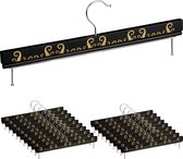 Relaxdays 20x broekhangers hout - kleerhanger - kledinghanger - rokhanger - set