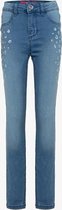 TwoDay meisjes jeans met luipaardprint - Blauw - Maat 140