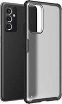 Voor Samsung Galaxy A82 5G Vierhoekige schokbestendige TPU + pc-beschermhoes (zwart)