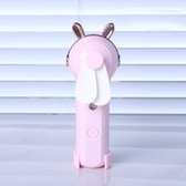 Handheld hydraterend apparaat Oplaadbare ventilator Mini USB-oplaadspray Bevochtiging Kleine ventilator (M9 Pink Rabbit)