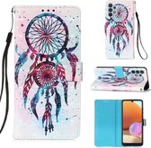 Voor Samsung Galaxy A32 4G (EU-versie) 3D Schilderen Horizontale Flip Leren Case met Houder & Kaartsleuf & Portemonnee & Lanyard (Windgong)