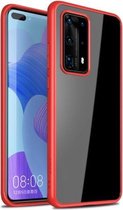 Voor Huawei P40 iPAKY Bright Color Series TPU + PC beschermhoes (rood)