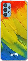 6F hoesje - geschikt voor Samsung Galaxy A32 4G -  Transparant TPU Case - Macaw Hues #ffffff