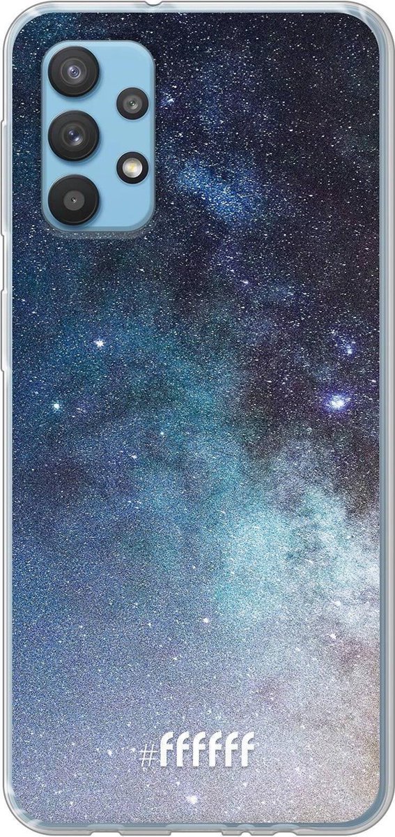 6F hoesje - geschikt voor Samsung Galaxy A32 4G - Transparant TPU Case - Milky Way #ffffff
