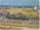 Muismat - Mousepad - De oogst - Vincent van Gogh - 40x30 cm