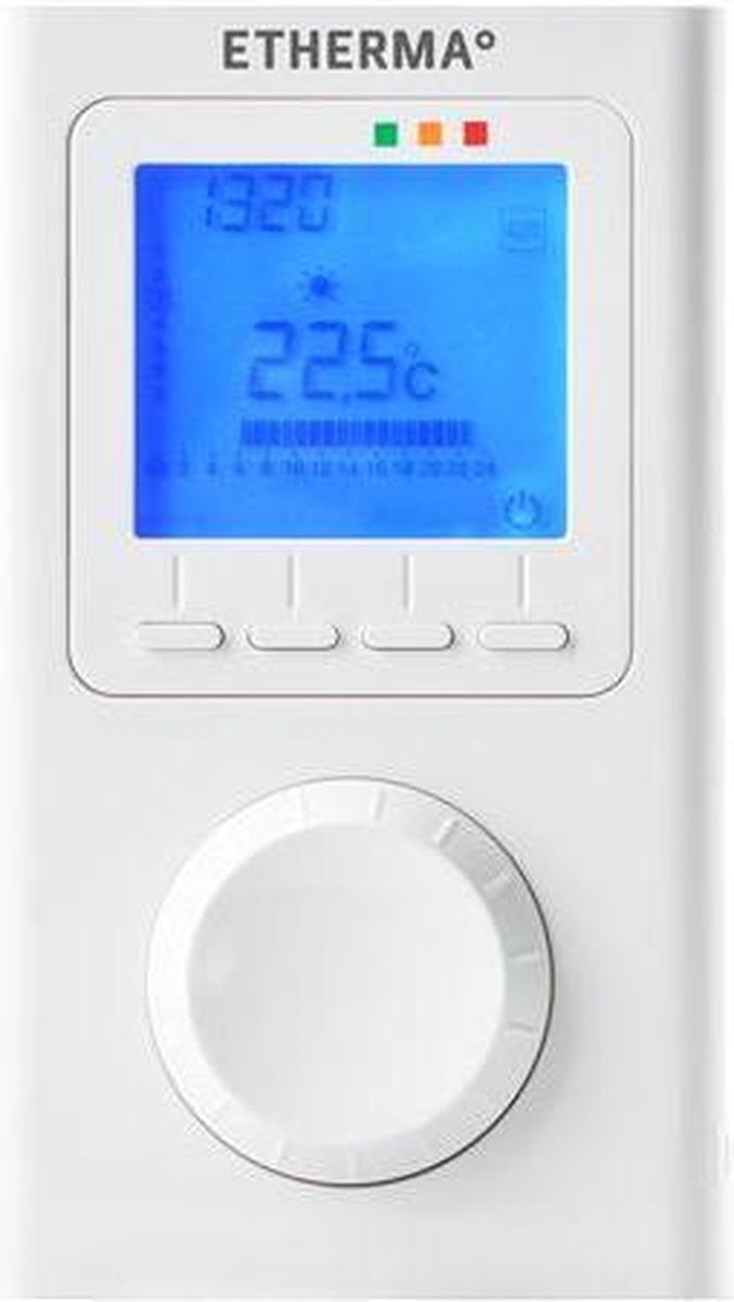 Etherma ET-14A - Draadloze Klokthermostaat - Geschikt voor infrarood - Zoneregelaar - 868 MHz - 3V