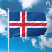 vlag IJsland 150x225cm - Spunpoly