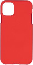 Apple iPhone 12 Hoesje - TPU Shock Proof Case - Siliconen Back Cover - Rood