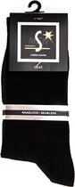 3-Pack Klassieke Katoenen Sokken zacht voetbed Eureka Classic Unisex  zwart - Maat 43-46