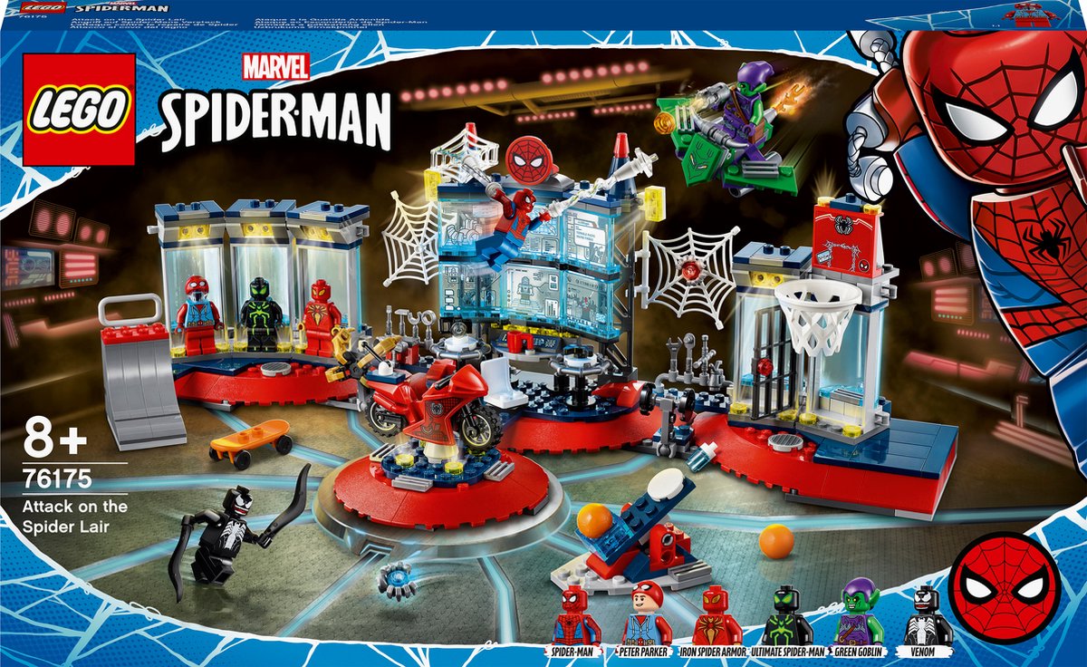 LEGO Spider-Man Aanval op de Spider Schuilplaats - 76175 | bol.com