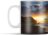 Mok - Strand van het Nationaal park Whanganui op het Noordereiland - 350 ml - Beker