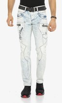 Cipo & Baxx Destroyed Jeans in Ice Blue