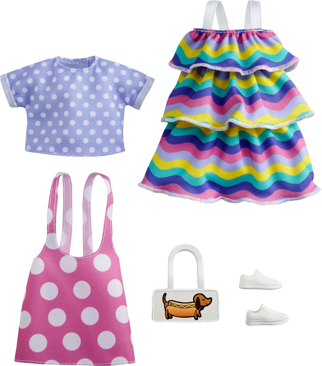 Barbie Poppenkleding Fashion Meisjes Polyester 5-delig