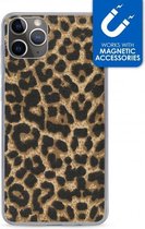 Apple iPhone 11 Pro Hoesje - My Style - Magneta Serie - TPU Backcover - Leopard - Hoesje Geschikt Voor Apple iPhone 11 Pro