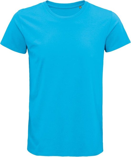 SOLS Heren Crusader Organisch T-shirt (Aqua Blauw)