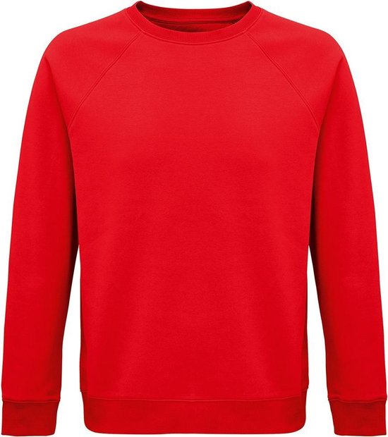 Sweat-shirt raglan biologique unisexe pour adultes SOLS (rouge)
