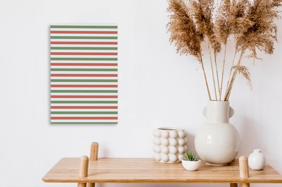 Motif rayures horizontales 20x30 cm - petit - Tirage photo sur toile (Décoration murale salon / chambre)