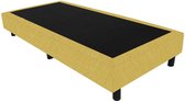 Bedworld Boxspring 90x220 - Suedine - Geel (ON40)