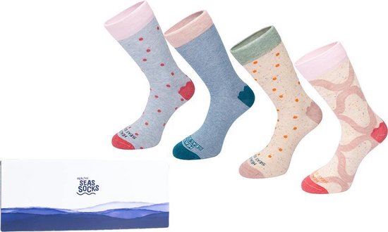 Healthy Seas Socks - dames sokken giftbox Lyra - 4-pack maat 36-40 | bol.com
