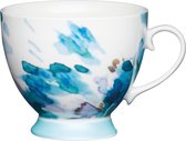 Kitchencraft Mok Bone China 400 Ml Porselein Wit/blauw