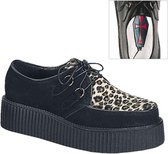 Demonia Creepers -39 Shoes- CREEPER-400 US 7 Zwart/Bruin