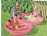 Zandbak - Zand en Water Schelp roos pink appelvormige 2 delig