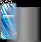 Voor OPPO Realme Q3 5G / Q3i 5G 50 PCS 0.26mm 9H 2.5D gehard glasfilm