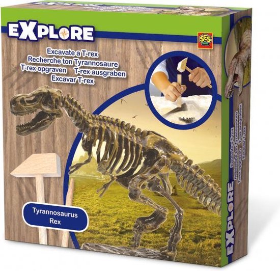 SES Excavating T-rex skelet - Hobby Kit - Bricolage enfants