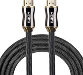 HDMI kabel van By Qubix - HDMI kabel 10 meter - HDMI 2.0 versie - High Speed - HDMI 19 Pin Male naar HDMI 19 Pin Male Connector Cable - Black line