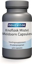 Nova Vitae - Knoflook Mistel Meidoorn - 400 capsules