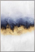 JUNIQE - Poster met kunststof lijst Sky -13x18 /Grijs