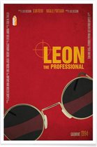 JUNIQE - Poster The professional -40x60 /Rood