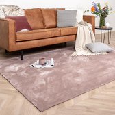 Wasbaar viscose vloerkleed - Vive Oudroze 160x230cm