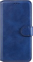 Motorola Moto E6s (2020) Hoesje - Mobigear - Wallet Serie - Kunstlederen Bookcase - Blauw - Hoesje Geschikt Voor Motorola Moto E6s (2020)