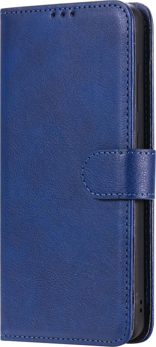 Mobigear Telefoonhoesje geschikt voor Samsung Galaxy A51 Hoesje | Mobigear Premium Bookcase Portemonnee | Pasjeshouder voor 3 Pasjes | Telefoonhoesje voor Pinpas / OV Kaart / Rijbewijs - Blauw