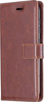 Nokia 4.2 Hoesje - Mobigear - Classic Serie - Kunstlederen Bookcase - Bruin - Hoesje Geschikt Voor Nokia 4.2